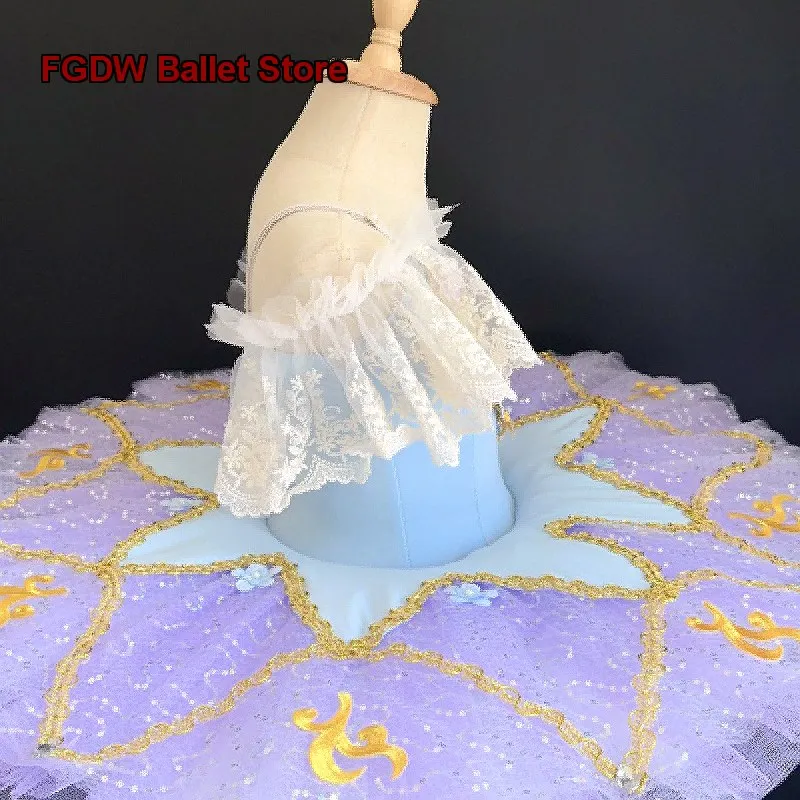 Girls' Tutu Dress Lake Children's Professional Puffy Mesh Tutu Dress Performance Kids