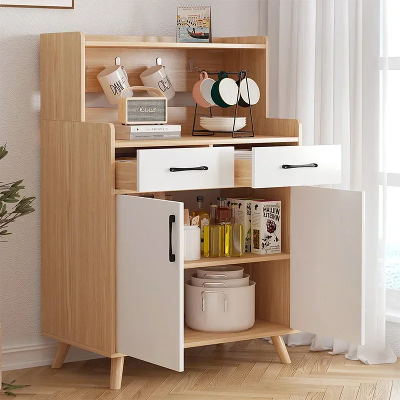 Nordic Kitchen Dish Cabinet Container Nordic Buffet Sideboard Cabinet Drawers Storage Modern Mutfak Dolapları Kitchen Furniture