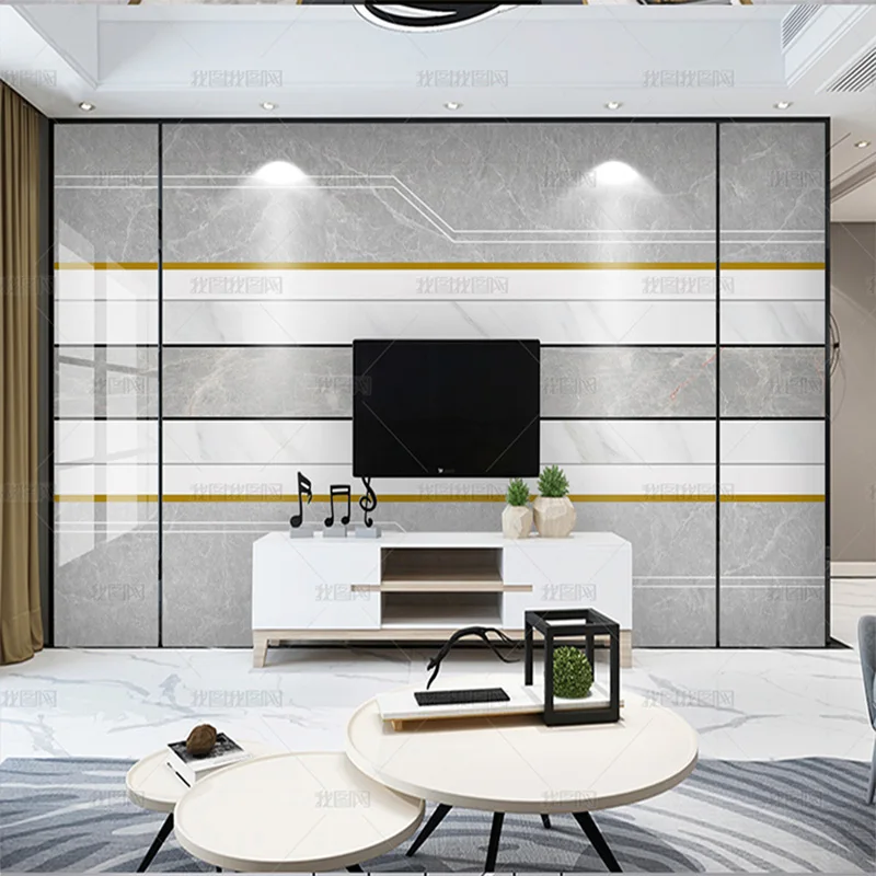 

custom 3D Modern wallpaper simple geometric marbling mural light luxury living room bedroom TV background wall dining room