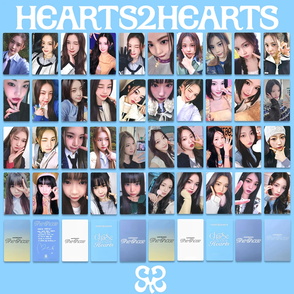 5 ピース/セット KPOP Hearts2Hearts 新アルバムチェイスフォトカード