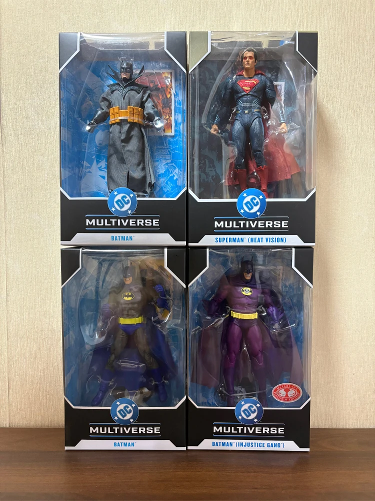 Mcfarlane Toys DC Multiverse 7in Damien Batman Bethlehem/Batman 90'S/Injustice Gang/Superman Heat Vision Action Figure