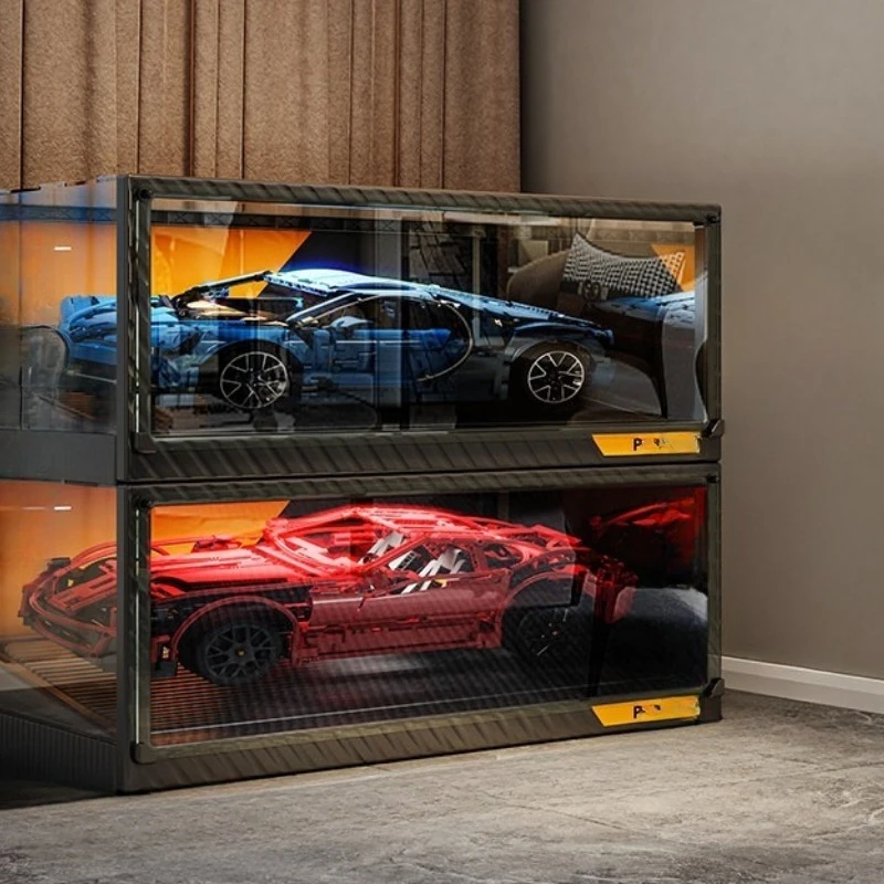

LEGO display box figure sports car model with light acrylic toy car F1 suitable for racing storage cabinet