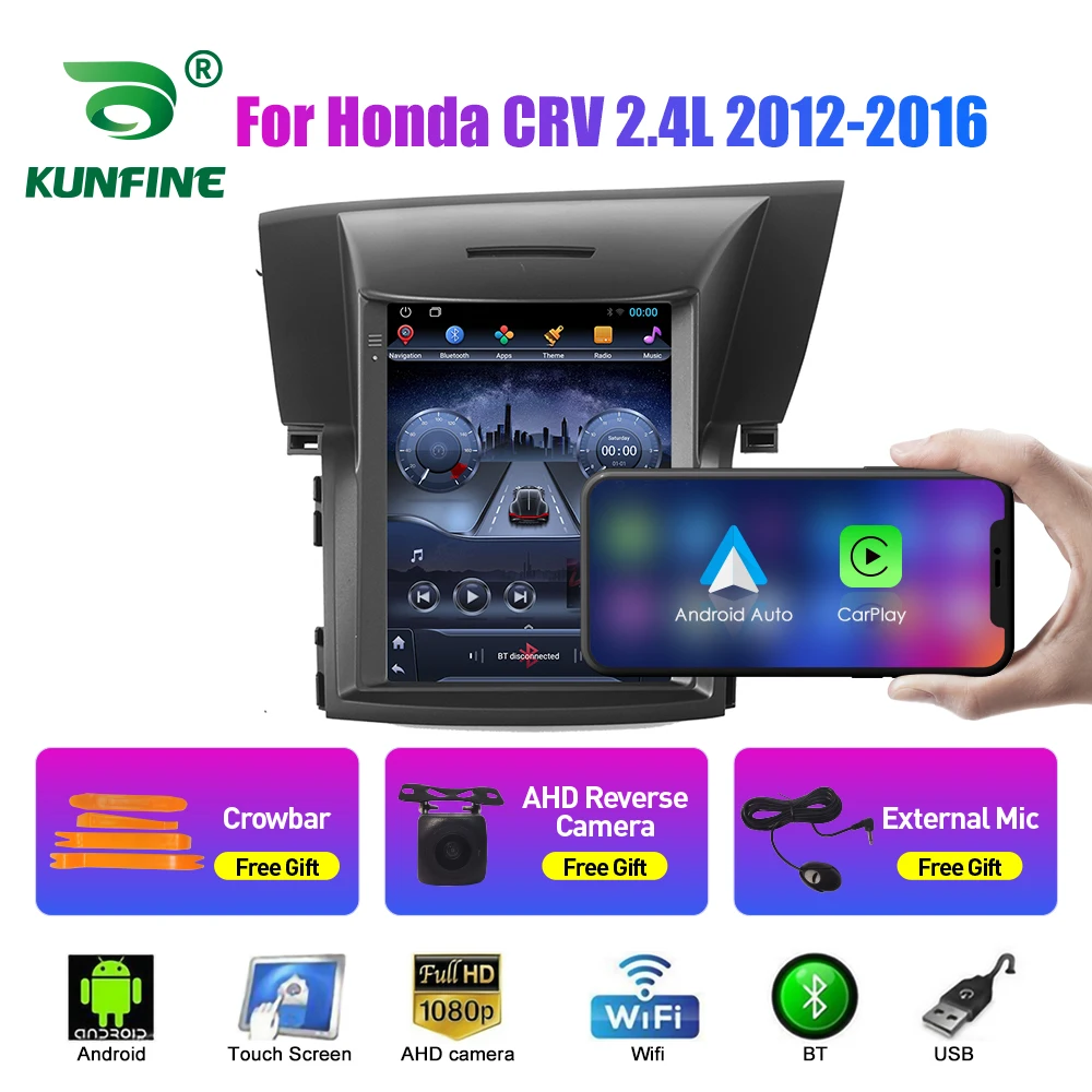 9.7 Inch Tesla Style 2 Din Android Car Radio For Honda CRV 2.4L 2012-2016 Stereo Car Multimedia Video Player DVD GPS Navigation