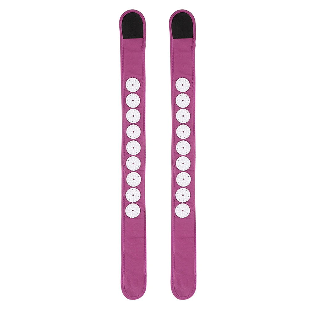 

2 Pcs Acupuncture Massage Headband Adjustable Muscle Relaxation Acupressure Belt for Abs Massager