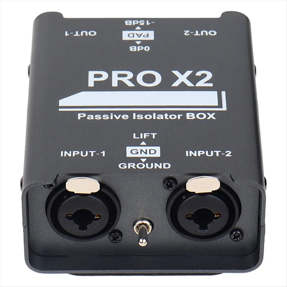 Perfect-New 2-Way Audio Isolator, Audio Current Eliminator, XLR 6.5, Permalloy Isolator, Mixer Live Broadcast