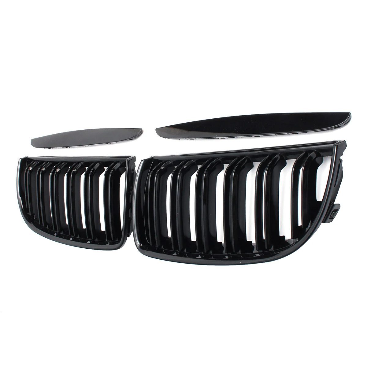 Car Front Kidney Replacement Grilles For BMW 3 Series E90 E91 320i 323i 328i 335i 2005 2006 2007 2008 Racing Grill Hood Eyelids