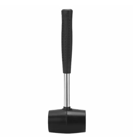 Durable Rubber Mallet Hammer for Woodworking Camping Tent Stakes - Soft Blow Floor Installing Tool without Damage