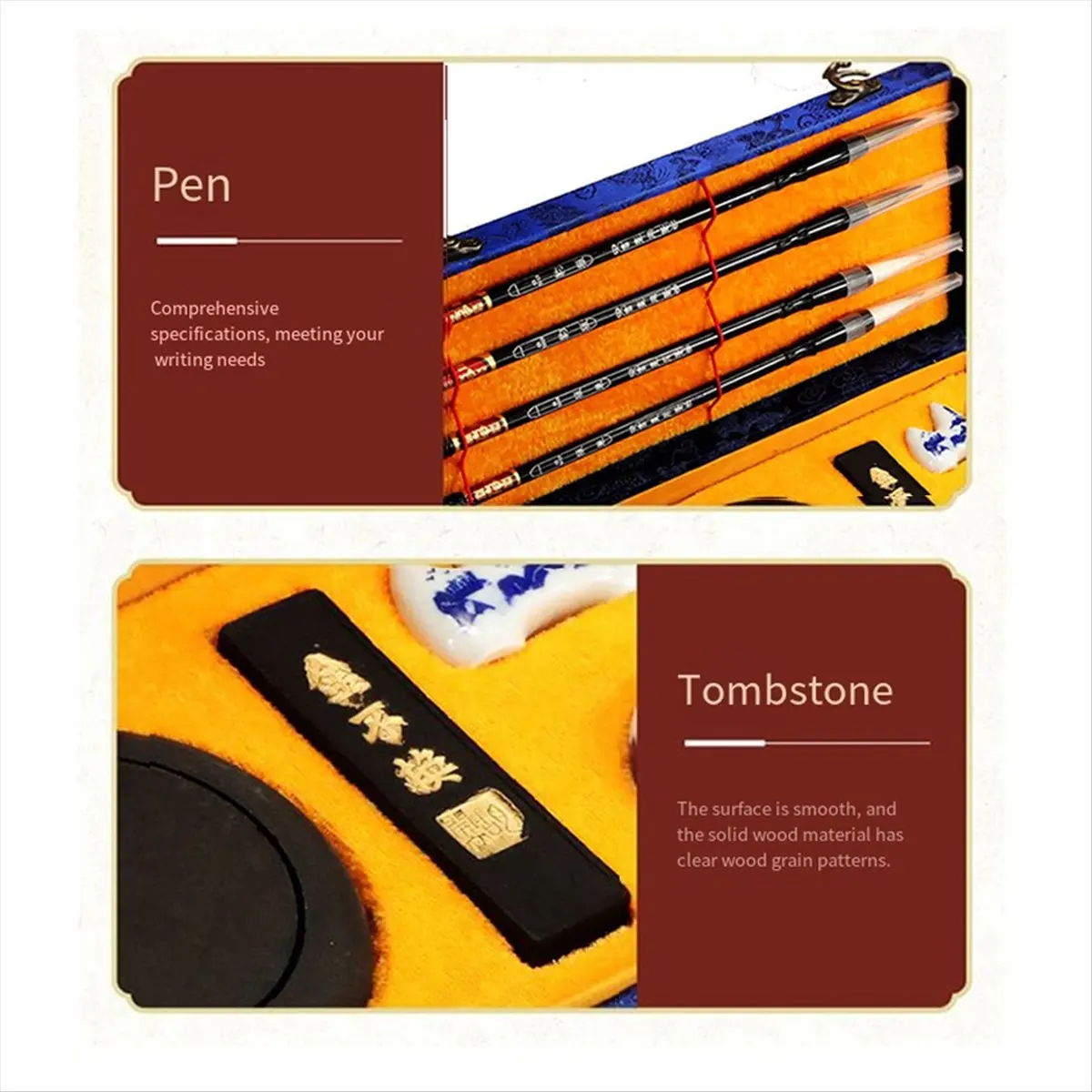 Ensemble de 10 pinceaux de calligraphie chinoise, ensemble de pinceaux de peinture et d'écriture, ensemble d'outils d'aquarelle, peinture Sumi, art Kanji, cadeau