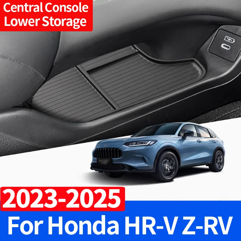 

For Honda HRV ZRV 2023-2024 TPE Car Central Console Lower Storage Tray Organizer Storage Case Auto Accessories