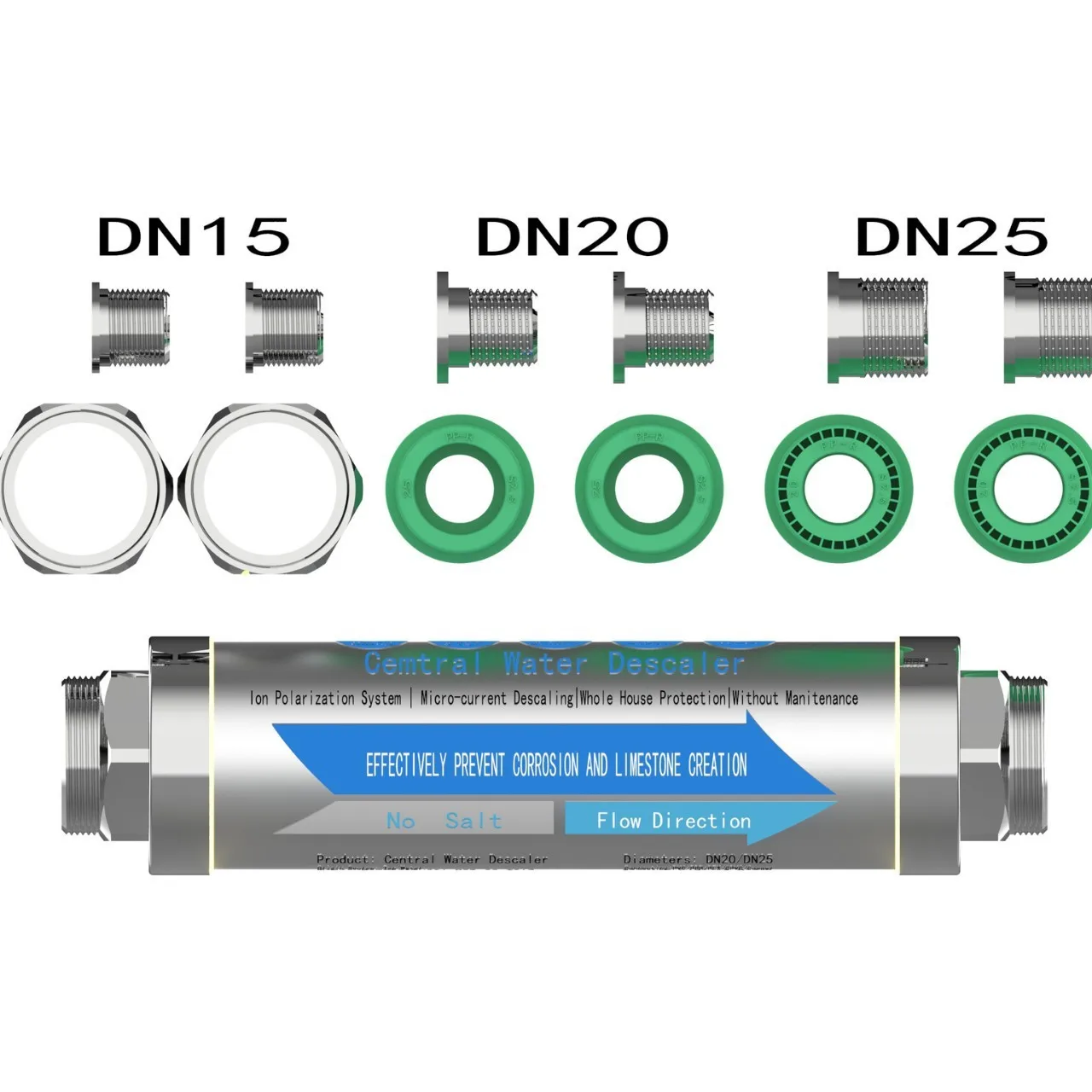 

100% SU304 для наружного использования на колесах/всего дома, средство для удаления минеральной воды, магнитный умягчитель воды, 4000-6000 л в час