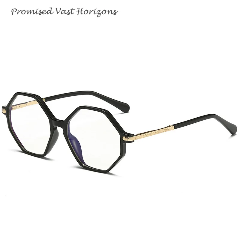 TR прозрачные синие розовые семисторонние детские очки с блокировкой синего света, модные подростковые очки для близорукости, оптовая продажа