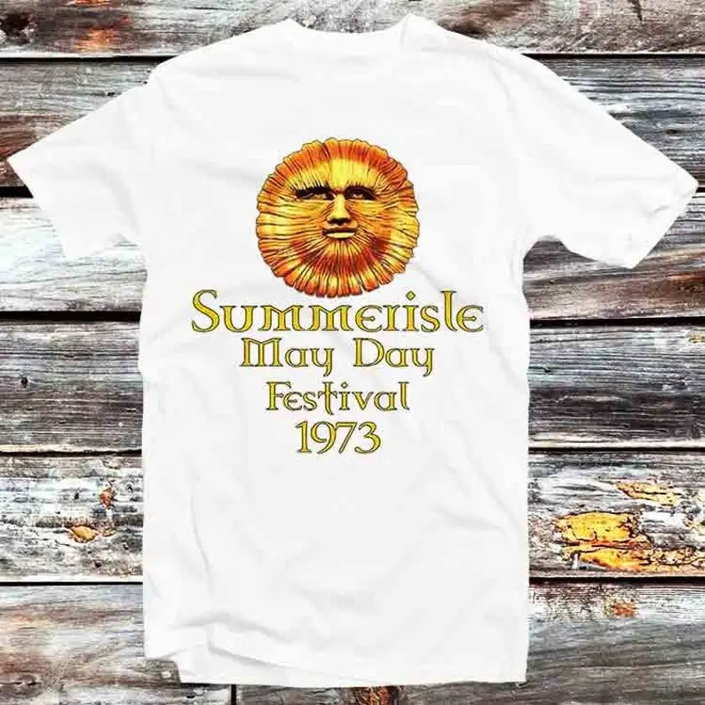 Summerisle May Day Festival 1973 The Wicker Man Film Horror T Shirt Vintage Retro Cool Gift Unisex Cartoon Anime Top Tee B888