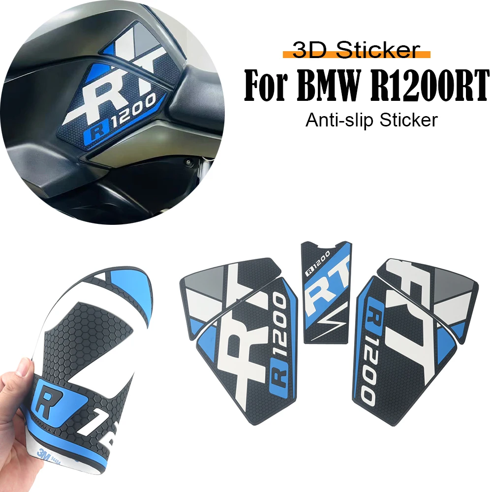 

Anti-Slip Tank Pads Rubber Knee Grip Protector For BMW R1200RT R 1200 RT Motorcycle Fuel Tank Side Cover Stickers