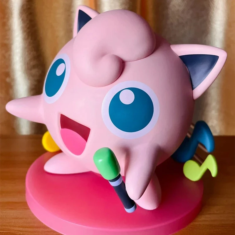 Pokemon Jigglypuff รุ่นน่ารักคอลเลกชันตกแต่งทั่วไปรูปอะนิเมะอุปกรณ์ต่อพ่วงของเล่นเด็กเครื่องประดับคริสต์มาสของขวัญ