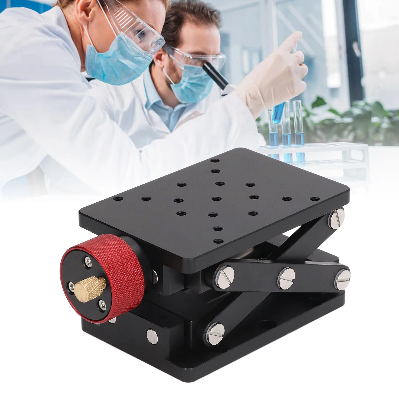 

Measuring Tool Lift Platform Lifting High Aluminum Alloy Manual Laboratory Scissor Type Lifting Stand Lifting Manual Lift