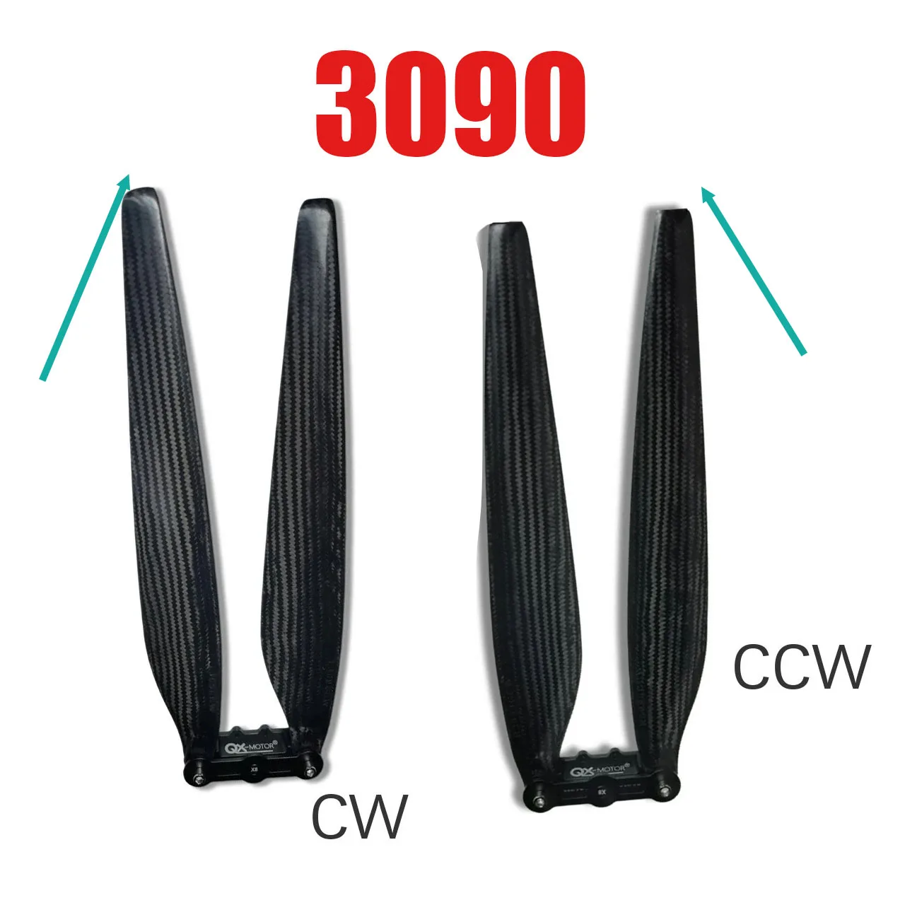 30inch CW CCW QX-MOTOR 3090 Carbon Fiber Folding Propeller Props Blades For Plant Protection Machine Large Multi-axis Motor