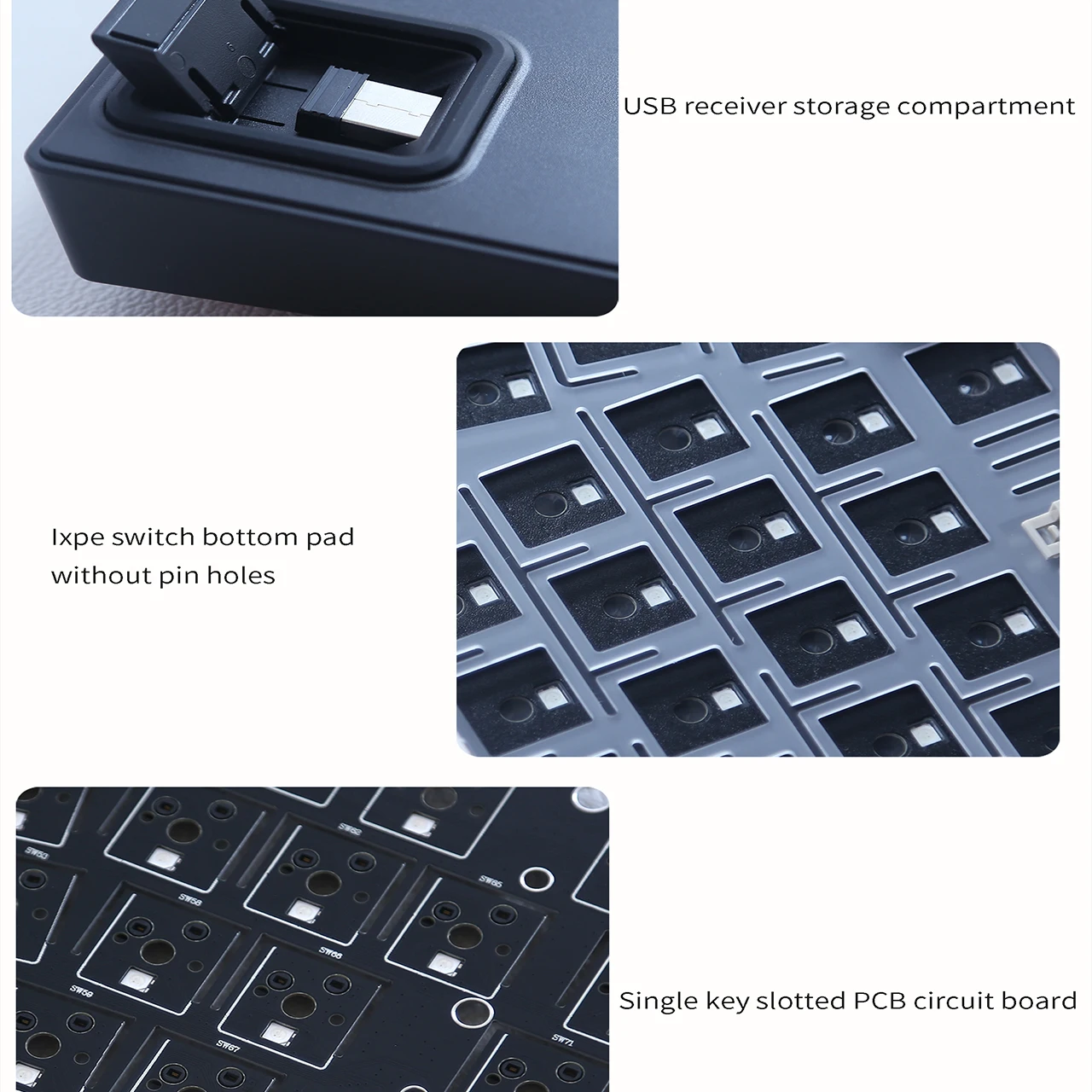 Imagem -02 - Zuoya-kit de Teclado sem Fio Alice Layout Via-programável Hot Swappable Bluetooth 2.4ghz Tipo-c Fit para Mac Mac