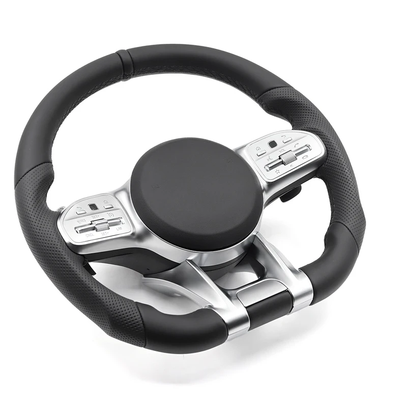

TOP Leather Car Steering Wheel for Mercedes Benz AMG W204 W205 W221 W222 W177 Cls Glc Gle Gls Gla Cla Glk Slc G63 GLA45