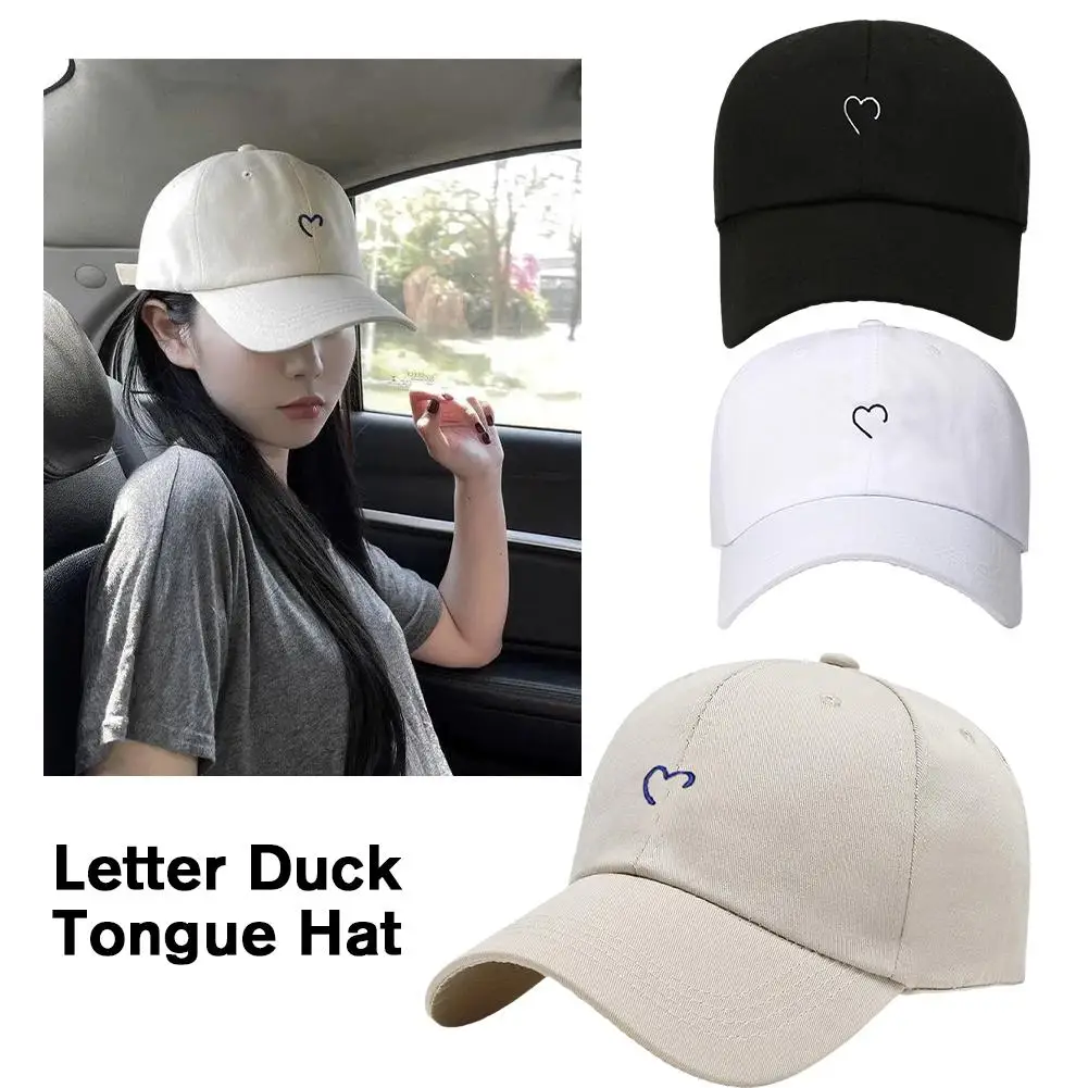 

Fashion Outdoor Sport Baseball Caps For Men Women Love Heart Embroidery Snapback Cap Washed Cotton Dad Hat