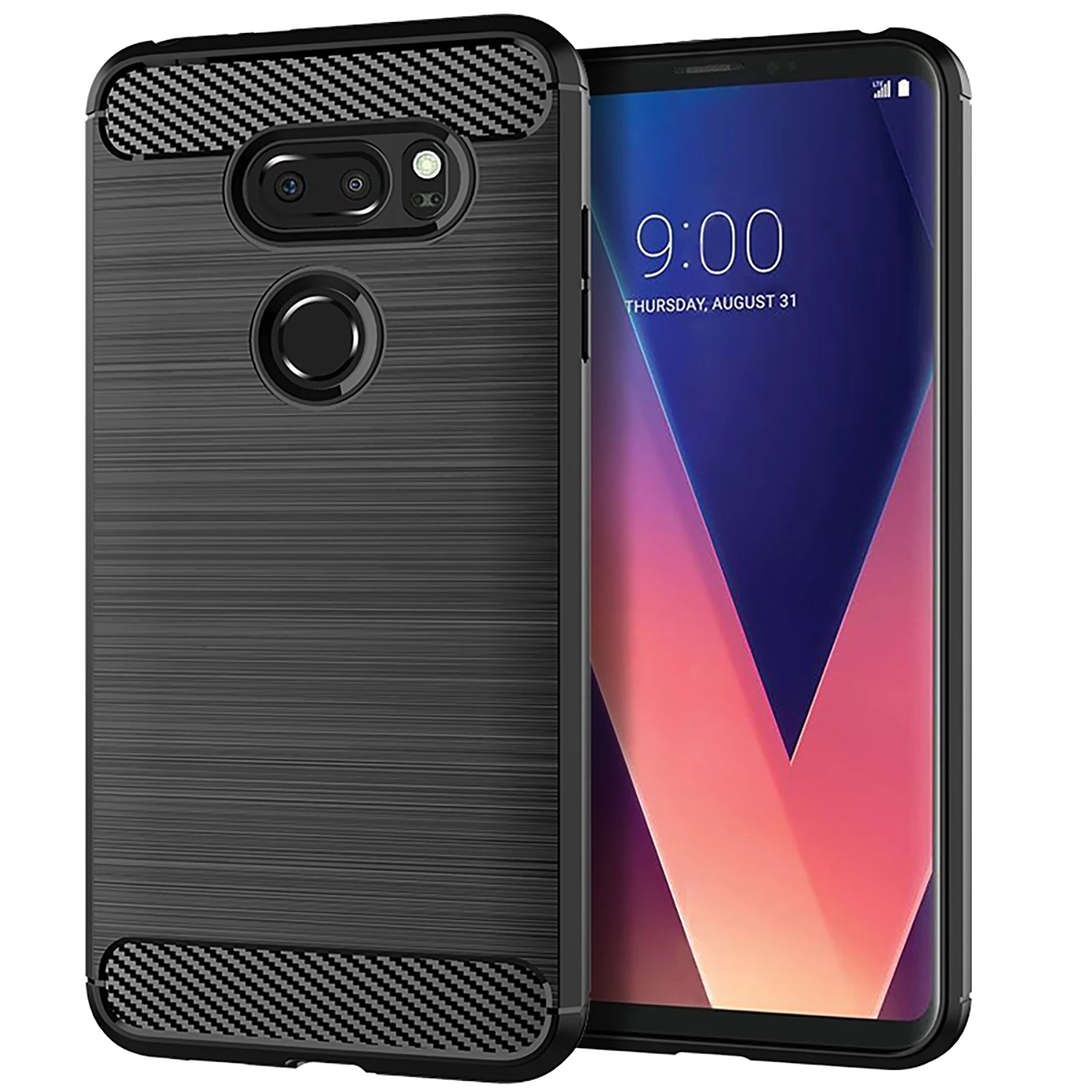 Brushed Case for LG V30 v30+ v30s V35 Thinq V30s+ Anti-fall Shockproof Cover for lg v30 v35s plus V34 isai Beat Mobile Shell