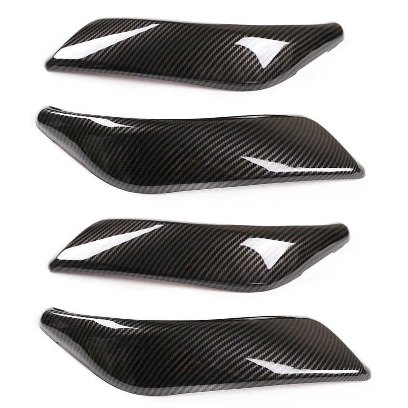 2Pcs/4Pcs For BMW 1 2 Series F20 F21 F22 F23 Carbon Fiber Style Interior Door Handle Panel Pull Trim Cover Left & Right Side