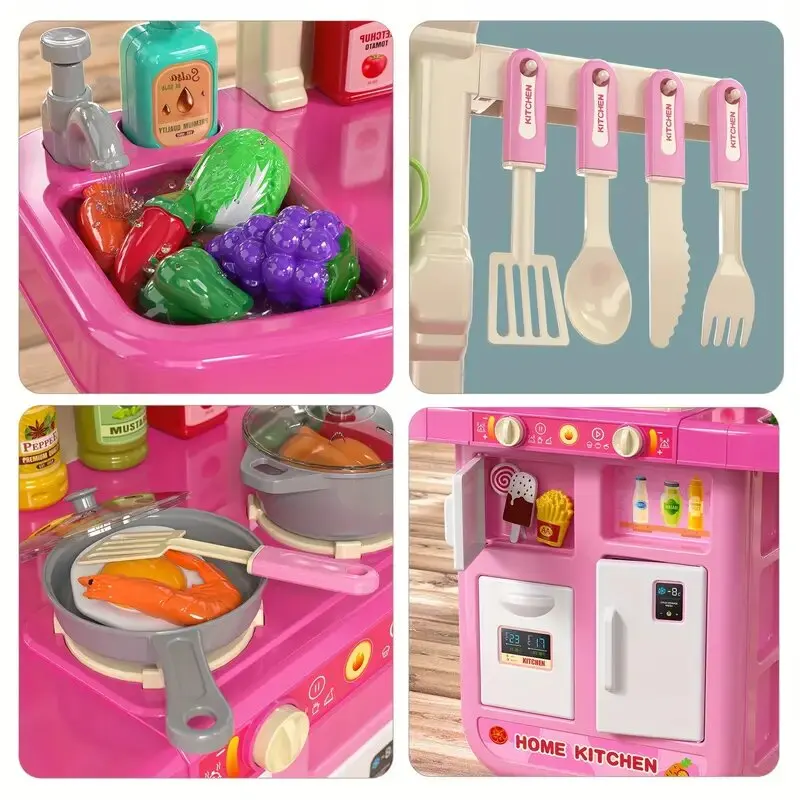 Realistic Play Kitchen Set 6