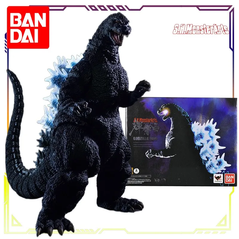 

BANDAI Original S.H.MonsterArts Series Godzilla (1989) Anime Action Figure Model Toys Movable Model Ornaments Gifts for Boys