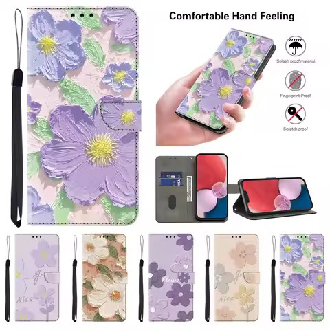 3D Magnetic Flip Leather Wallet Case For Samsung Galaxy S25 S24 S23 S22 S21 S20 S10 S10e S9 S8 Plus Ultra FE EDGE 4G/5G