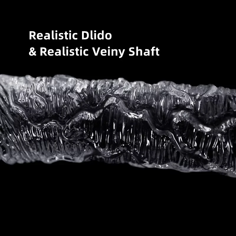 واقعية دسار واضح لينة نابض بالحياة لعبة الجنس مع نسيج الوريد القضيب لتحفيز المهبل الشرجي مع كوب شفط قوي Adulttoy #6