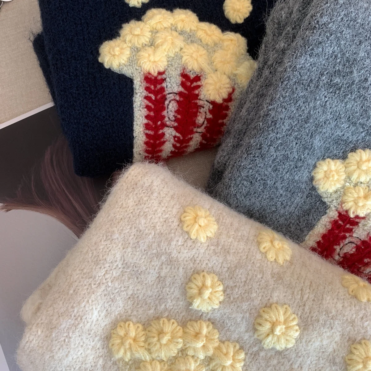 Femmes bleu marine tricot pull gilet Vintage années 2000 coréen sans manches pull en cachemire pour les femmes automne hiver vêtements