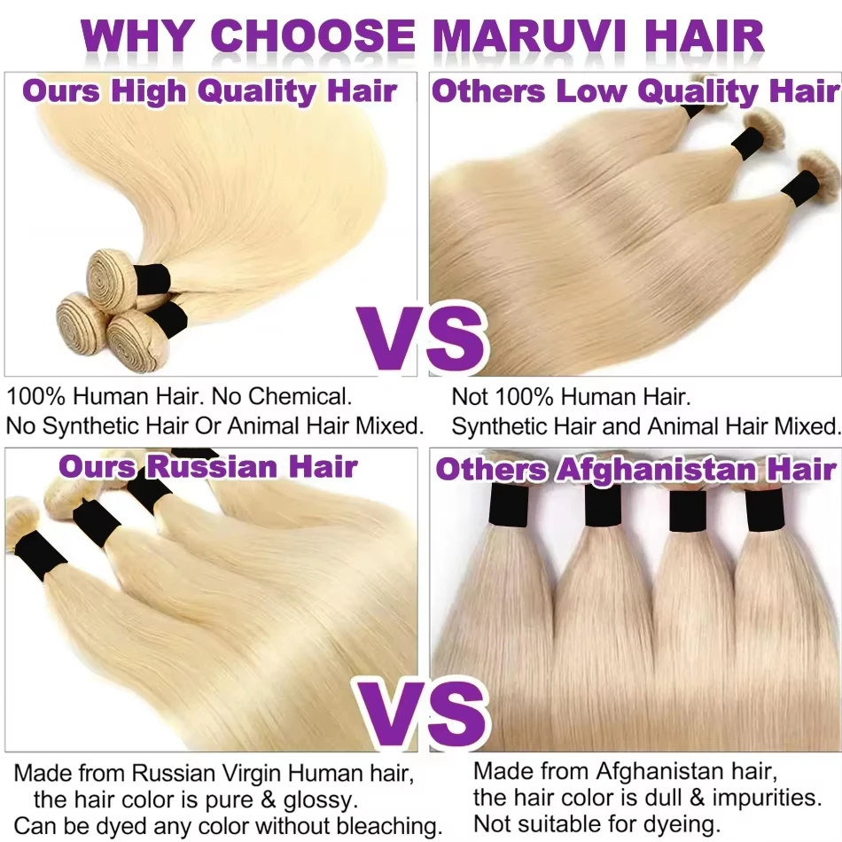 613 العسل شقراء العظام مستقيم 3 4 حزم 100% الشعر البشري البرازيلي 28 30 32 بوصة وصلات شعر خام لحمة مزدوجة بالجملة