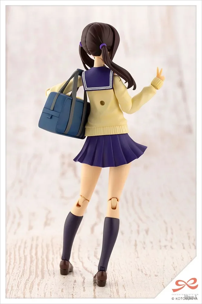 Original in Stock KOTOBUKIYA Yukishi Momoshang High School Winter Clothes 1/10 Figures Model Toys Gifts Collection Ornaments
