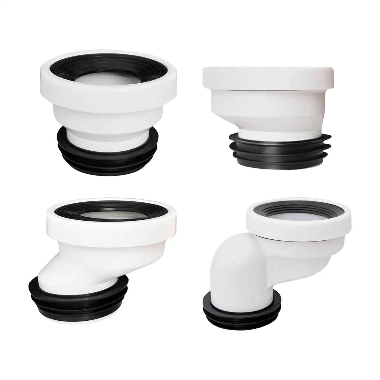 Offset Toilet Flange Easy Install PVC for Cleaning Plumbing Drainage Systems