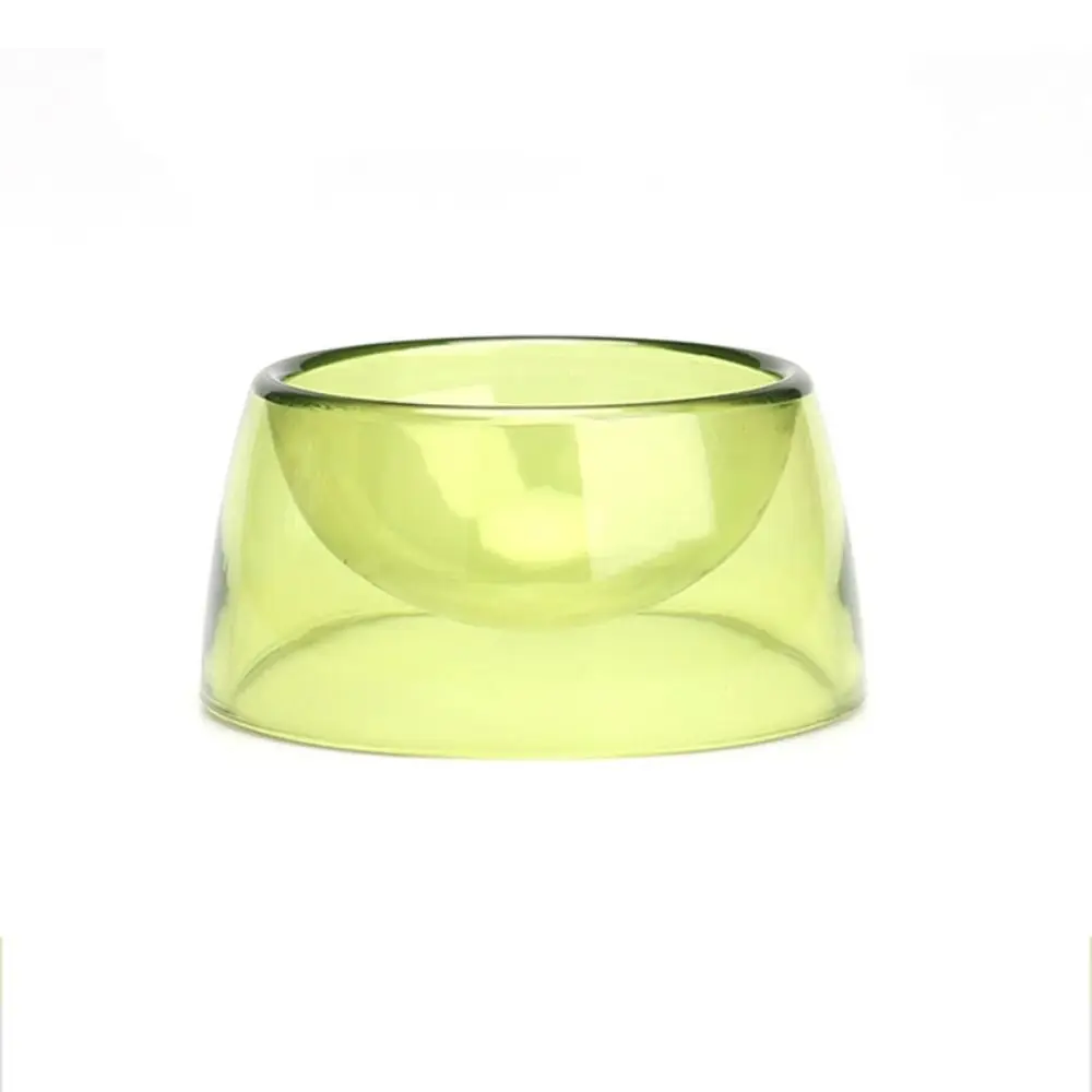 

Bite Resistant Hamster Food Basin Plastic Non-slip Rat Food Water Dish Transparent Hamster Water Bowl