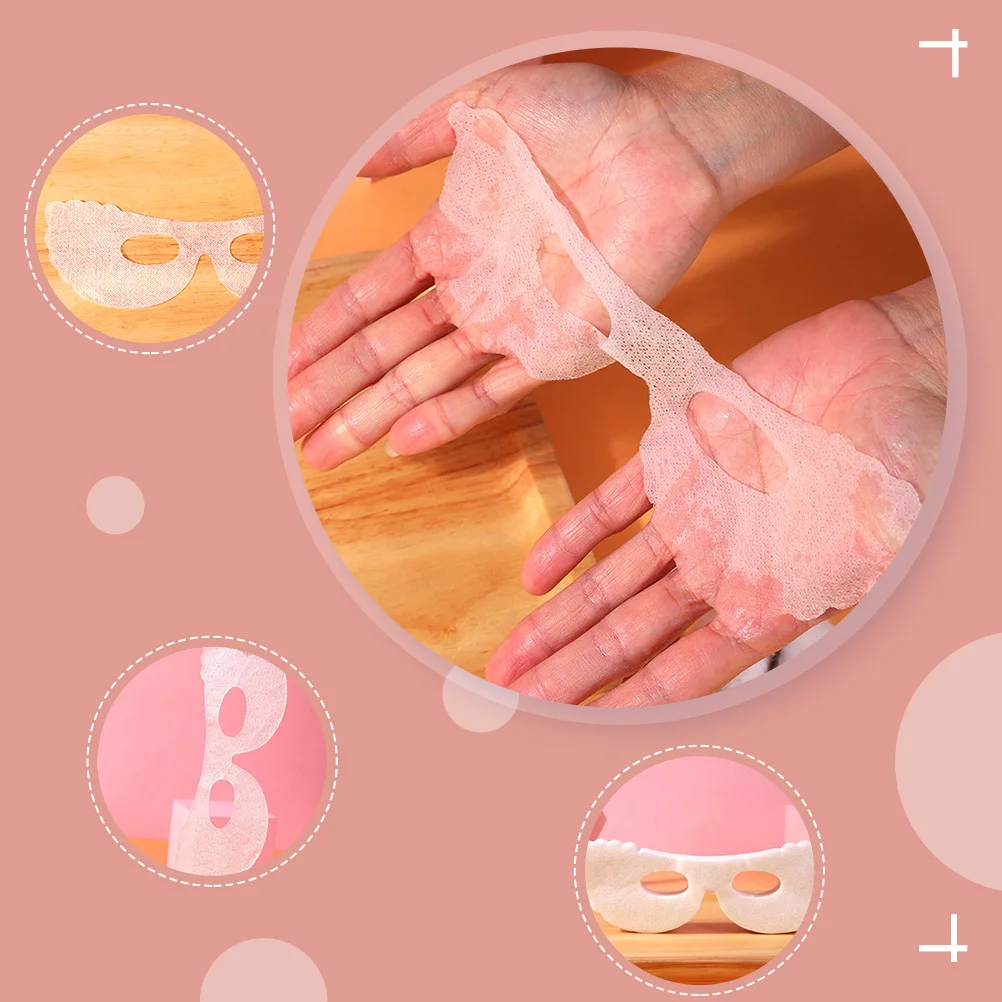 

80Pcs Dry Eye Mask Ultra-Thin Breathable Lightweight Eye Care Mask Butterfly Shape for Skin Moisturizing Anti-Wrinkle Beauty