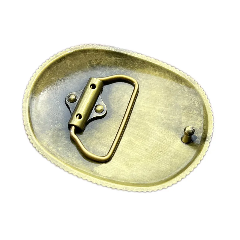 Estilo Ocidental Belt Buckle, Tang Grama Padrão