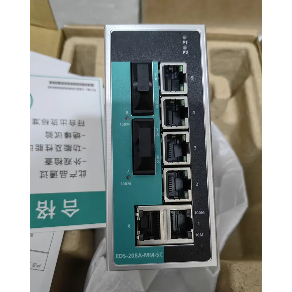 EDS-208A-S-SC 1-port 7-port Industrial Ethernet Switch