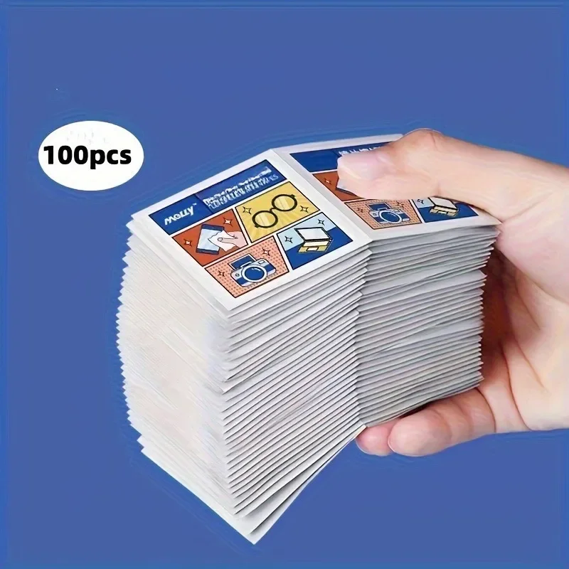 100/50/10 قطعة مناديل تنظيف الشاشة والعدسات الممتازة للاستعمال مرة واحدة - نظارات مضادة للضباب ومناديل تنظيف الهاتف