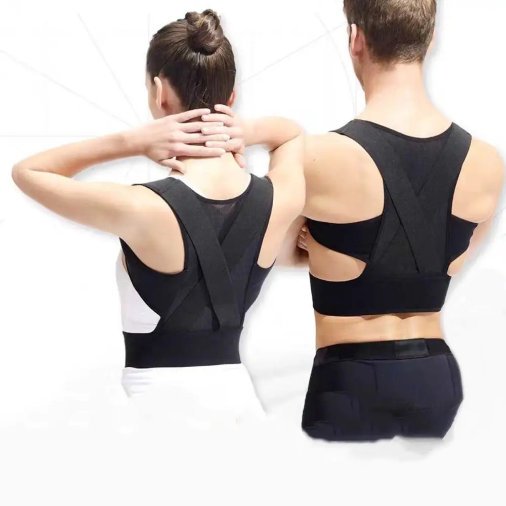 With Straps Anti Hunchback Posture Corrector Spinal Sitting Bent Waist Hunchback Corrector Invisible Design Chest Forward Tilt