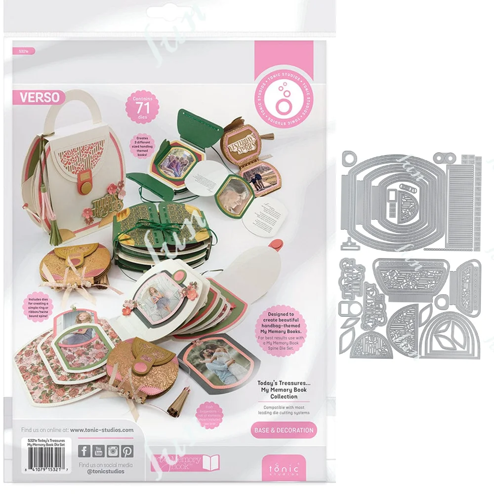 

Crafting Die Cuts Template Handmade Decoration Today's Treasures My Memory Book Cutting Dies Set DIY Scrapbooking Supplies