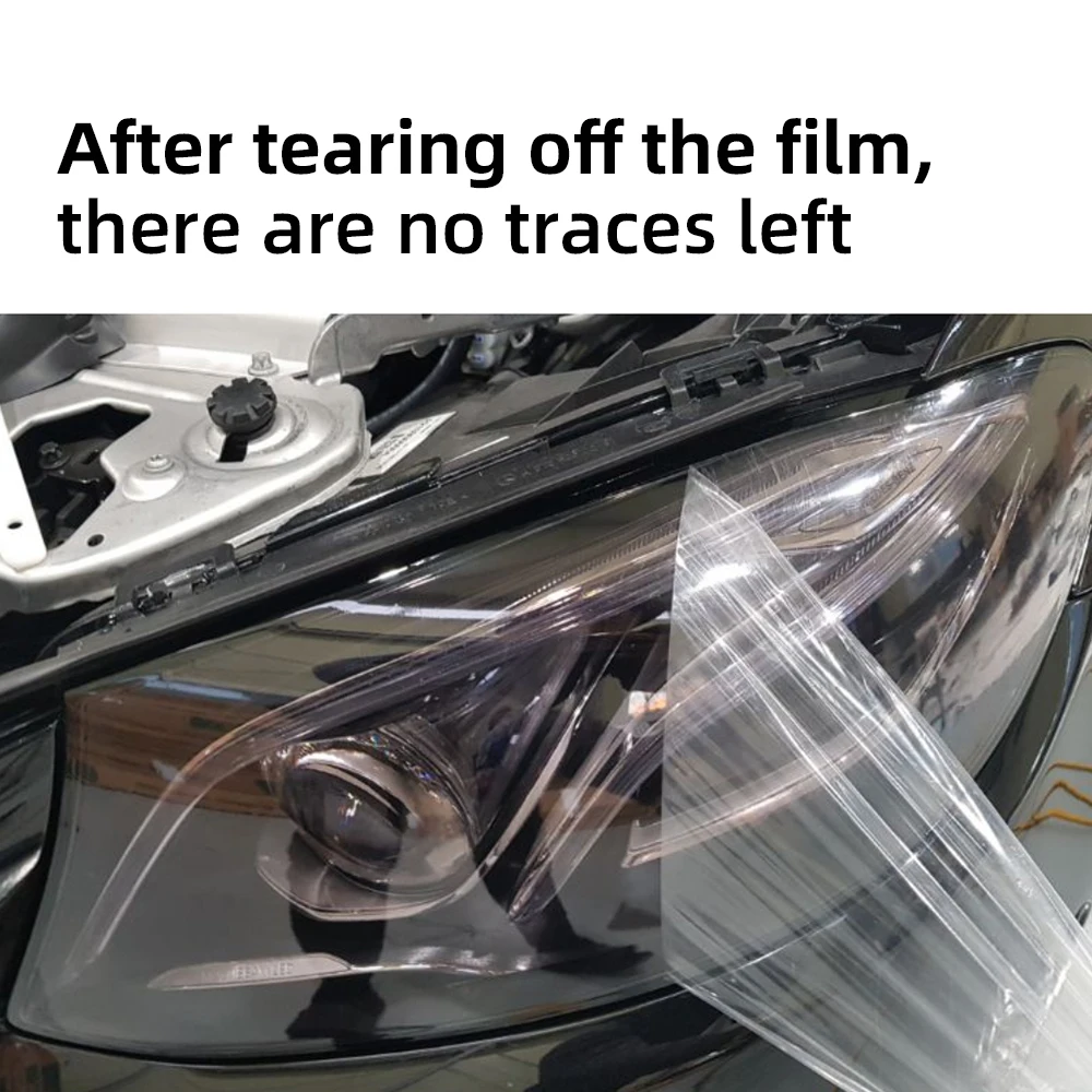 For Mercedes Benz AMG C Class W204 C63 2011 2012-14 Invisible Car Wrap TPU Film Protective Layer Scratch Resistant Accessories