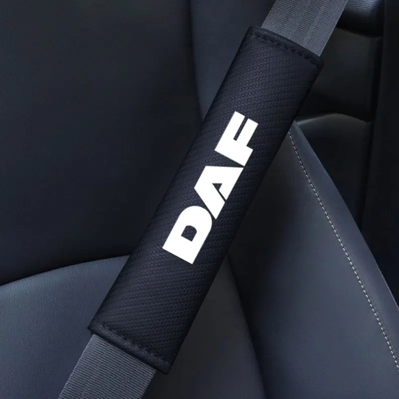 Car seat belt decorative protective cover protective neck and shoulders Pad for DAF 106xf 105 cf85 Truck lf van accessories