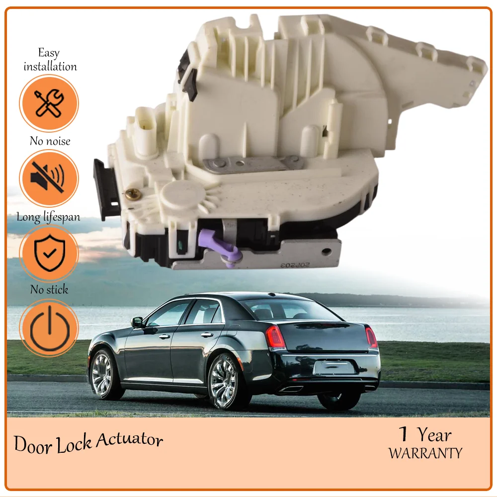 Dew-isolated Passenger Side Front Right Lock Actuator Unit, applies Chrysler 300 2015 oem 931-760,68144016AA,68144016AB