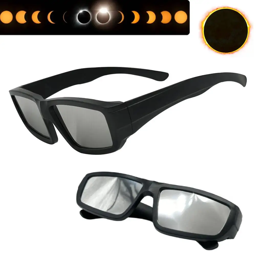

1/2/3/5pcs Solar Eclipse Observation Glasses ISO Certified Solar Eclipse Viewing Glasses Direct Sun View Safe Eye Protection