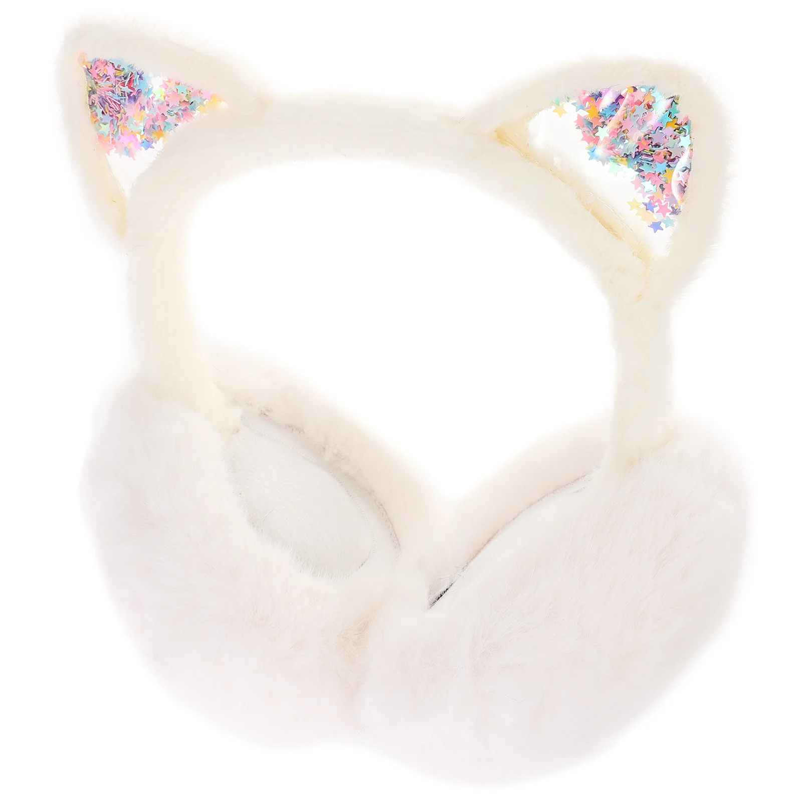 

Kitten Ear Cups Covers Accessories Girl Warm Muffs Cute Kids Girls Yarn Protective Earmuffs Toddler