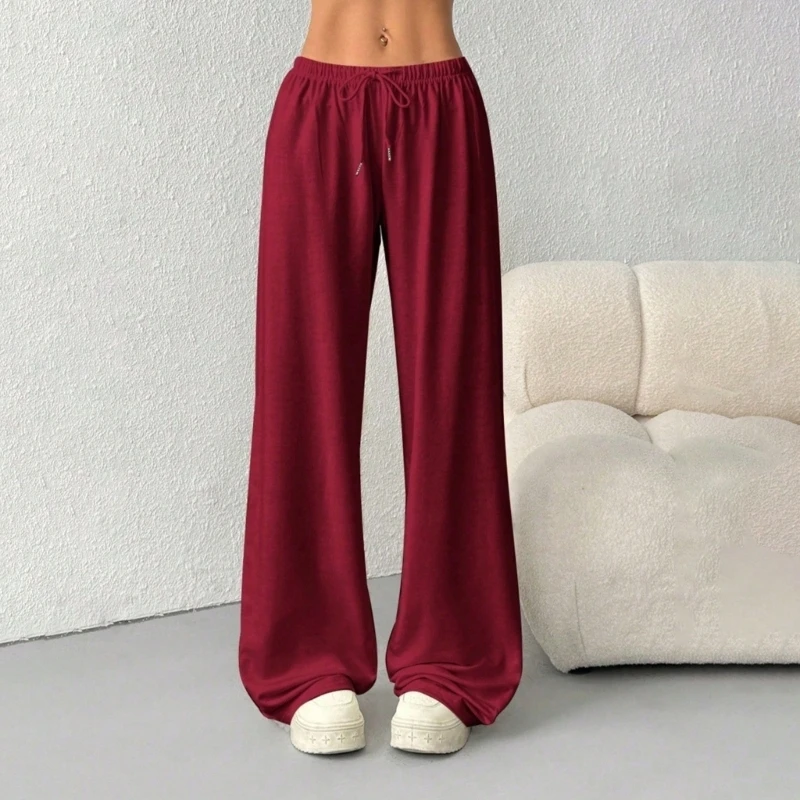 N5KE Women's Track Pants Loose Straight Leg Jogging Sweatpants Warm-Up Sports Athletic Running