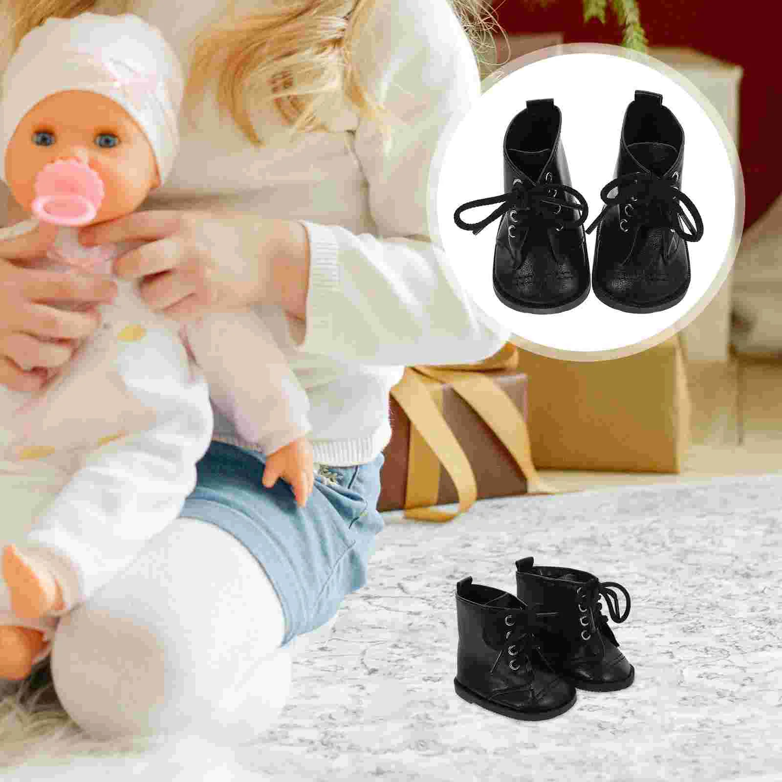 

Boots Cloth Miniature Shoes 18 Inch Toy Making Accessories Baby for Pu Dolls