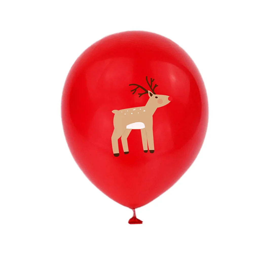 

15Pcs Christmas Confetti Balloons Vibrant Color Creative Design Party Supplies Decorations Xmas Latex Balloons Home Festival