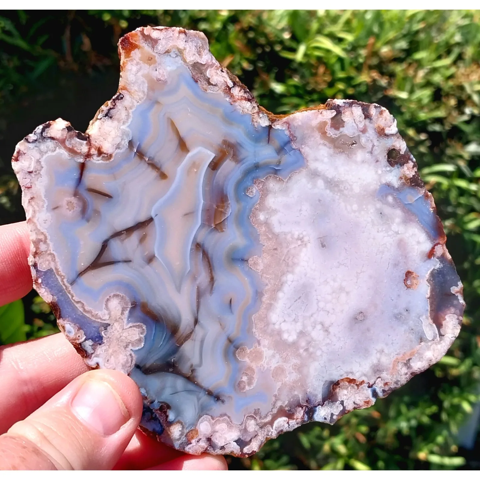 

1pc Irregular Blue Cherry Sakura Slices - Home Decor Table Coasters - Stone Collection Selection - Perfect Gift for Festivals