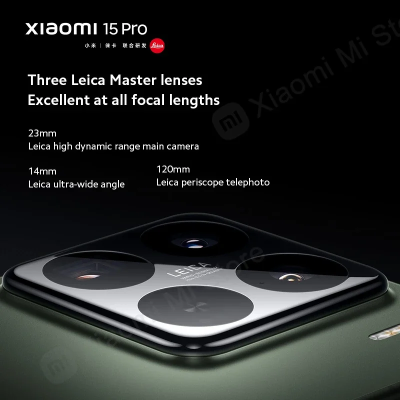 الهاتف الذكي الأصلي Xiaomi 15 Pro Snapdragon 8 Elite Leica 50MP OIS 6100mAh 90W Hyper Charge 6.73 "2K AMOLED Display HyperOS 2